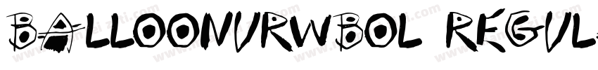 BalloonURWBol Regula字体转换